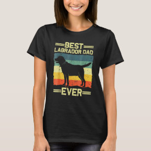 Mens Labrador For Men Dad Black Lab Yellow Labrado T-Shirt