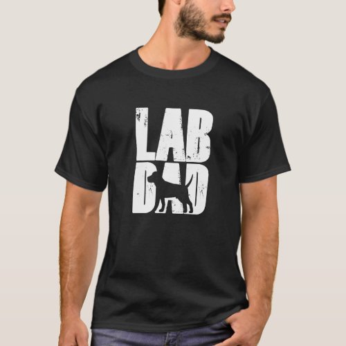 Mens Labrador Lab Dad Retriever Love Dog Cool Pupp T_Shirt