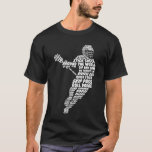 Men&#39;s Lacrosse Figure Funny Graphic T-shirt at Zazzle