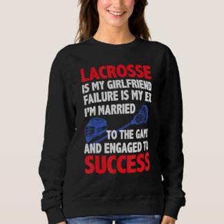 Mens Lacrosse Merch - Cute Awesome Lacrosse Player Sweatshirt