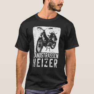 Mens Landstrasse Heater Moped Moped Mokick Scooter T-Shirt