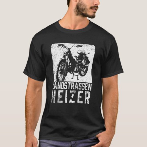 Mens Landstrasse Heater Moped Moped Mokick Scooter T_Shirt