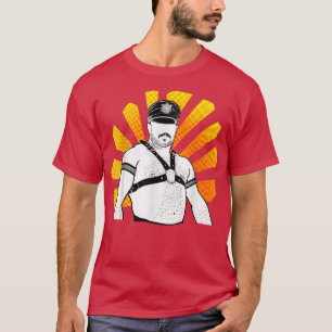 Mens Leather Daddy, Bear Leather, kink, Mustache d T-Shirt