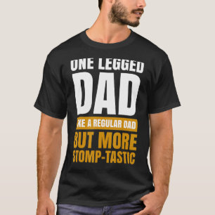 Mens Leg Prosthetic Device Pegleg - Take it Kneesy T-Shirt