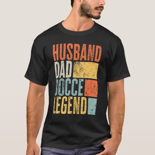 Mens Legendary Husband Bocce Ball Dad Father Best  T_Shirt