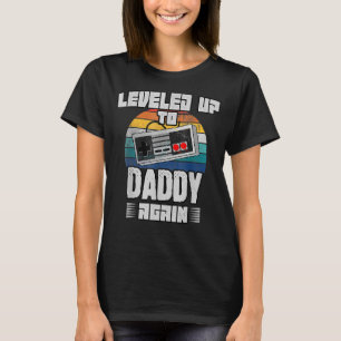Mens Leveling Up To Daddy Again 2023  Father New D T-Shirt