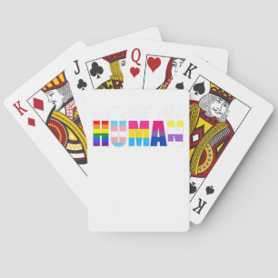 Mens LGBT Paint Splatters Gay Bear Poker Cards