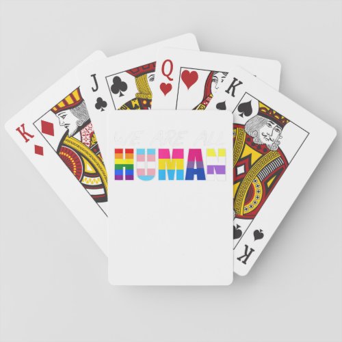 Mens LGBT Paint Splatters Gay Bear  Poker Cards