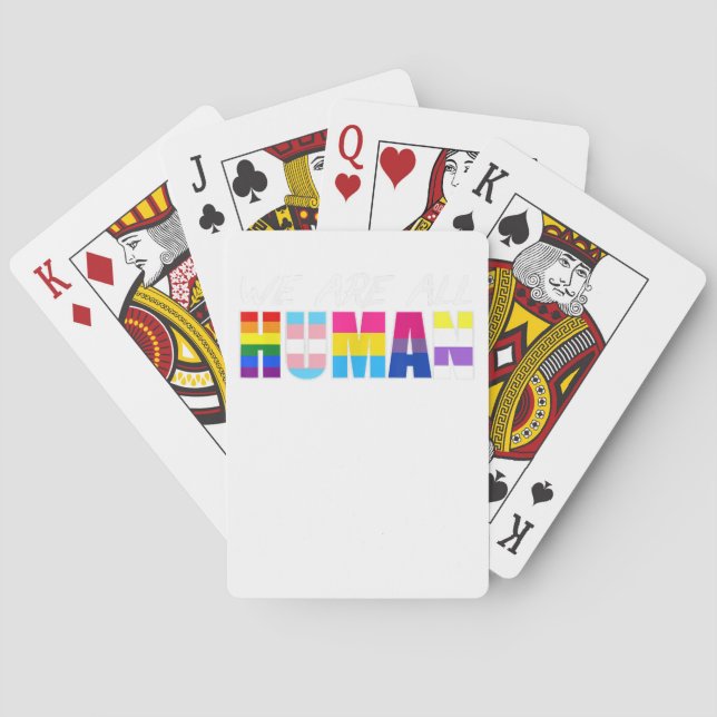 Mens LGBT Paint Splatters Gay Bear  Poker Cards (Back)