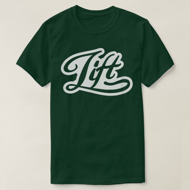 Mens LIFT Gym Fitness Workout Bodybuilding Motivat T-Shirt (Design Front)