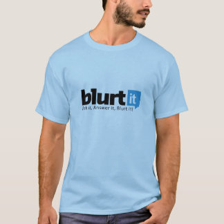 Mens Light Blue Basic T Shirt