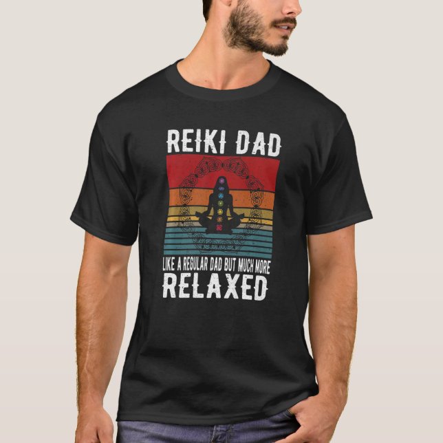 Mens Lightworker For Reiki Master & Reiki Practiti T-Shirt (Front)