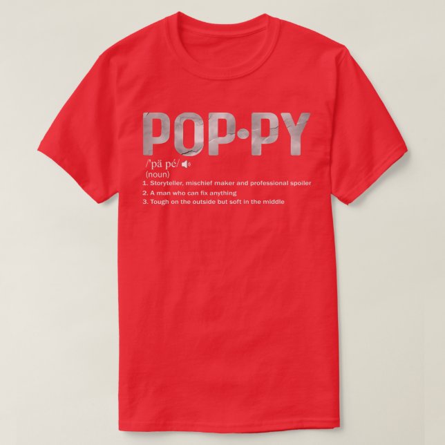 Mens Like A Regular Grandpa Only Cooler PopPy Defi T-Shirt (Design Front)