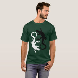 Men's Lizard T-shirt Cool Reptile Lizard Art Shirt | Zazzle