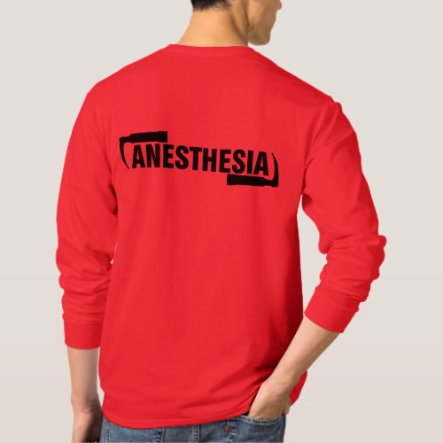 Mens Long Sleeve Anesthesia Shirt