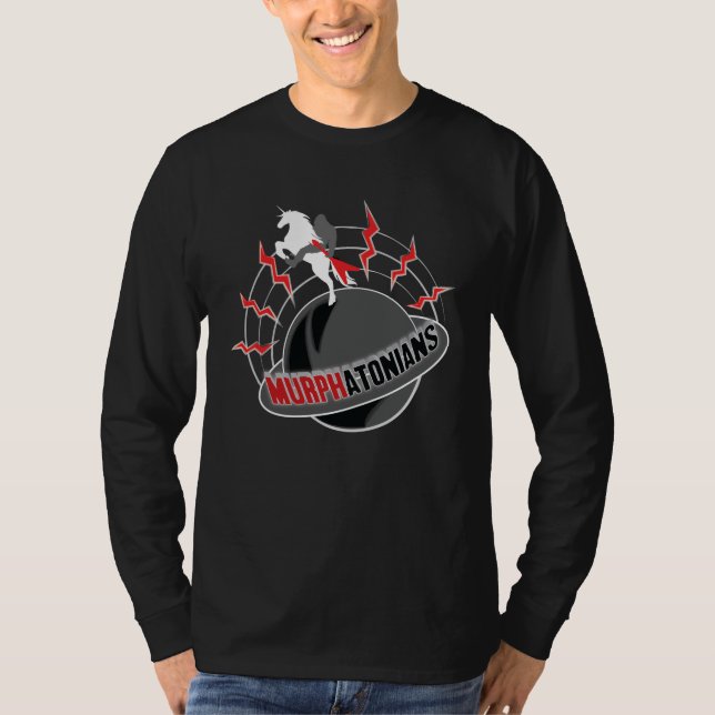 Men's long sleeve black T-Shirt (Front)