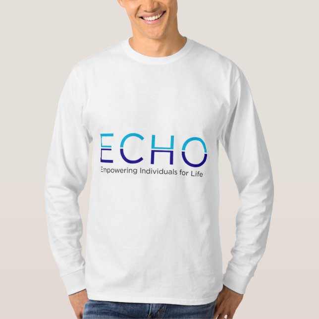 Men's Long Sleeve Shirt ECHO Logo (Front)