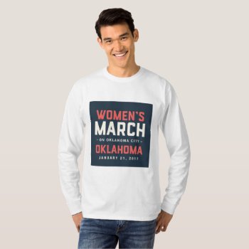 Men's Long Sleeve T-shirt by Womens_March_on_OK at Zazzle