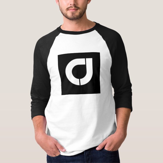 Mens Long Sleeve Top With Logo Design (Front)