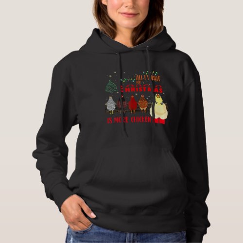 Mens Love Funny All I Want For Christmas Is More C Hoodie
