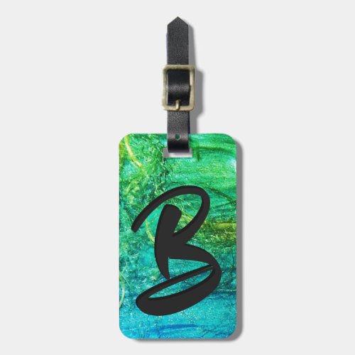 Mens luggage tag for names starting with B