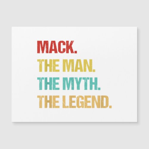 Mens Mack The Man The Myth The Legend