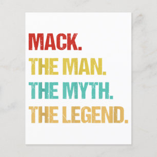 Mens Mack The Man The Myth The Legend