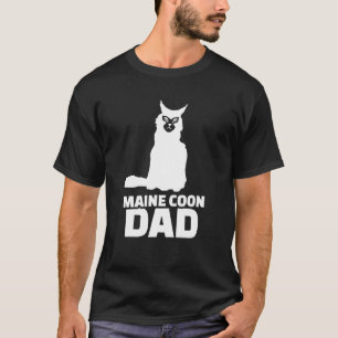 Mens Maine Coon Cat Dad T-Shirt
