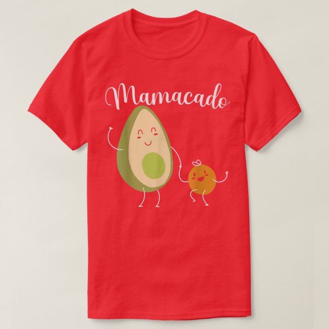 Mens Mamacado Mom Avocado Mothers Day  T-Shirt (Design Front)