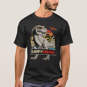 Mens Matching Family T Rex for Grampy Father s Day T-Shirt