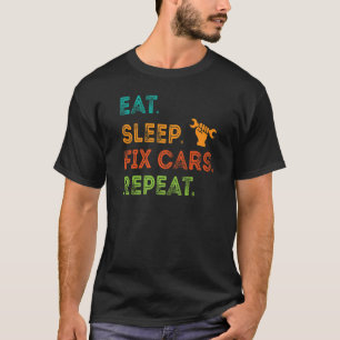 Mens Mechanic For Men Dad Auto Garage Automobile C T-Shirt