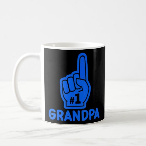 Mens Mens 1 Grandpa   Number One Fathers Day 1  Coffee Mug