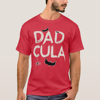 Mens Mens DadCula Monster Vintage Costume Hallowee T-Shirt