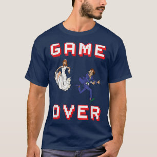 Mens Mens Jga Stag Party Men Game Over Groom1626  T-Shirt