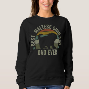 Mens Mens Maltese Shih Tzu Dad Dog Shirt Funny Fat