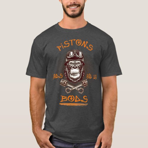 Mens Mens Pistons Rods And Dad Bods T_Shirt