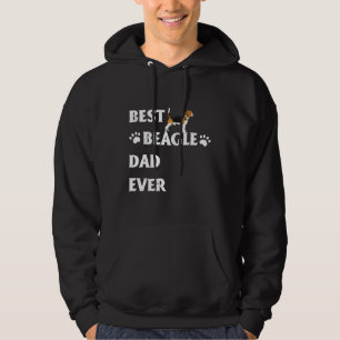 Mens Mens Quote Best Beagle Dad Ever Perfect Hoodie