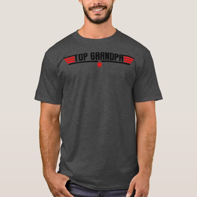 Mens Mens Top Grandpa Funny Cool 80s Grandpa (Front)