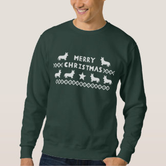 Men's Merry Christmas Corgi Jumper Sweatshirt