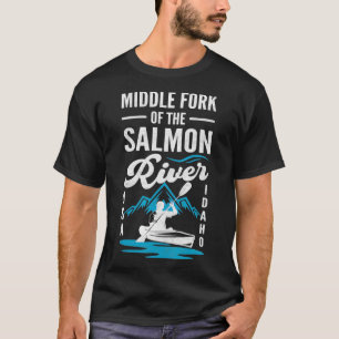 Mens Middle Fork Of The Salmon River Funny Kayak K T-Shirt