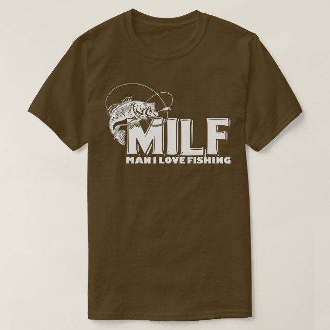 Mens MILF Man I Love Fishing s T-Shirt (Design Front)