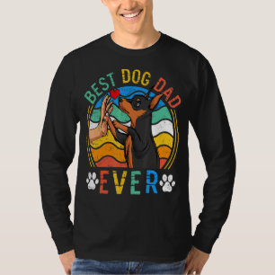 Mens Miniature Pinscher Best Dog Dad Ever  Dog T-Shirt