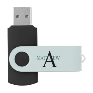Men's Minimalist Executive Metallic Flash Drive