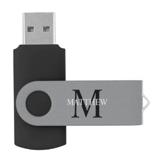 Men's Minimalist Executive Metallic Flash Drive