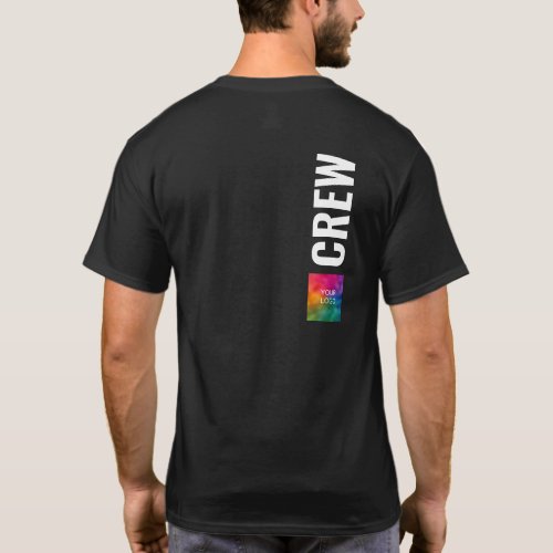 Mens Modern Crew Logo T_Shirt Double Sided