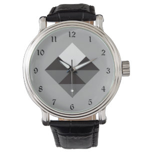 Men's Modern Geometric Abstract Art Unique Styles Watch