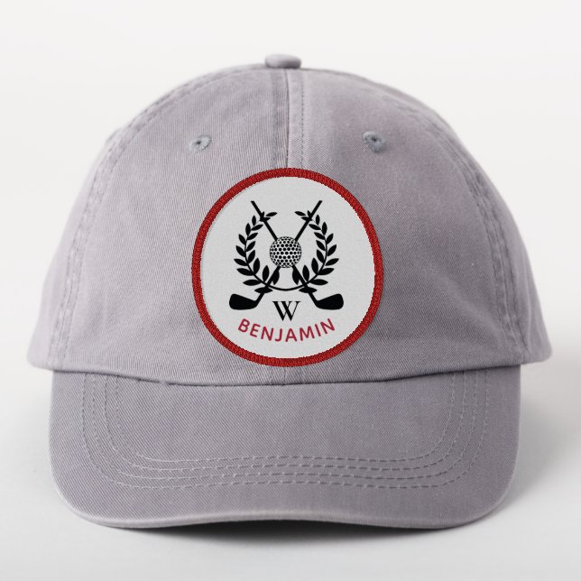 Mens Modern Monogram Patch (On Headwear)