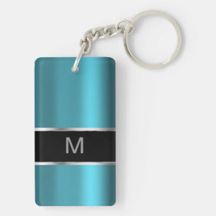 Mens Monogram Keychain