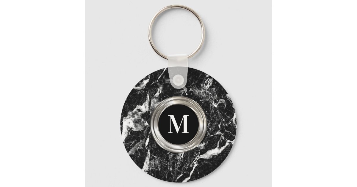 Mens Monogram Masculine Design Keychain Zazzle