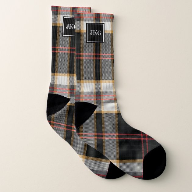 plaid socks